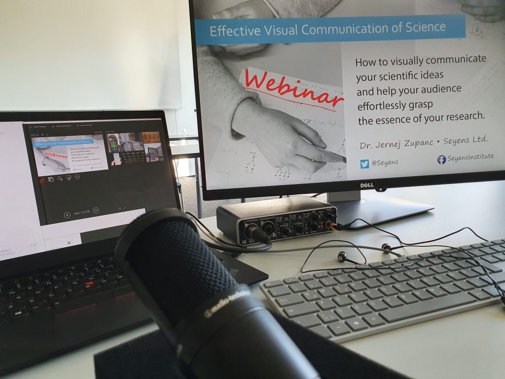 visual communication of science webinar for researchers
